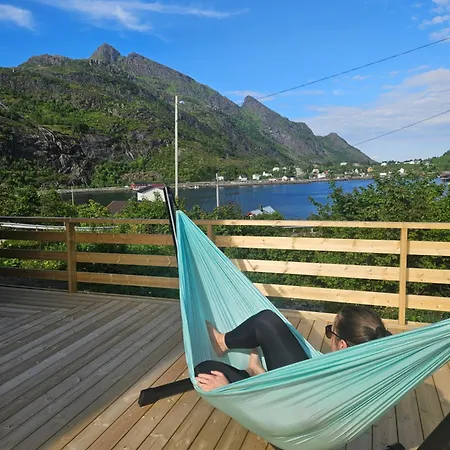 Lofoten Finnhavn Ovre - Panoramic View Sørvågen