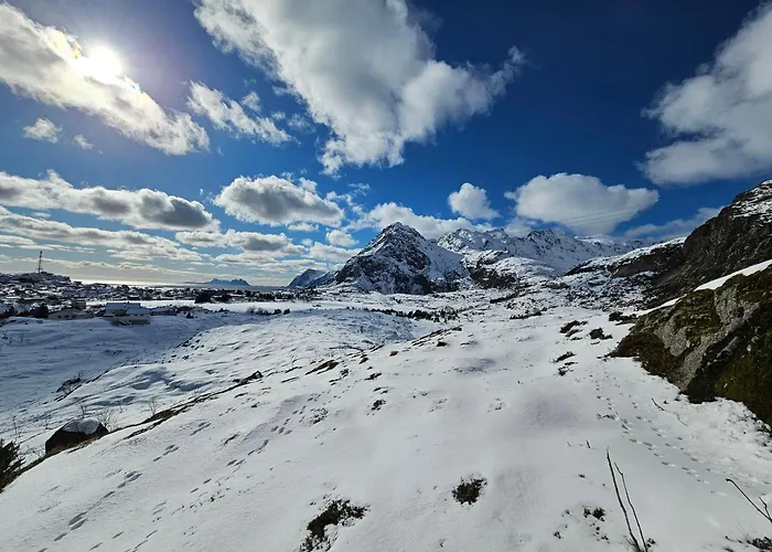 Lofoten Finnhavn Ovre - Panoramic View Sørvågen