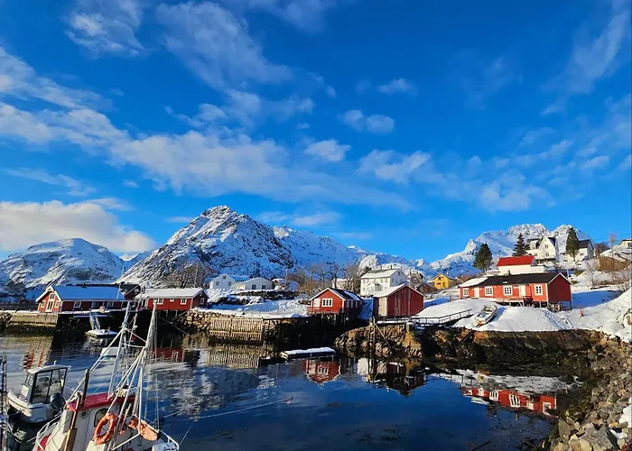 Lofoten Finnhavn Ovre - Panoramic View * Sørvågen