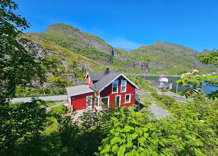 Semesterbostad Lofoten Finnhavn Ovre - Panoramic View Sørvågen