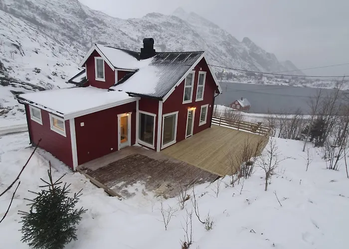 Lofoten Finnhavn Ovre - Panoramic View * Sørvågen
